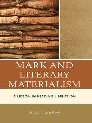 cover image of Mark and Literary Materialism